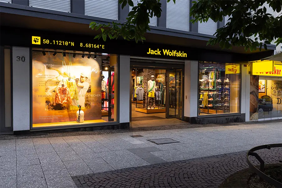 Jack Wolfskin Store in Frankfurt auf der Zeil